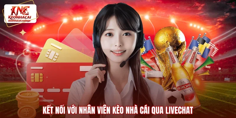 Kết nối với nhân viên hỗ trợ qua Livechat